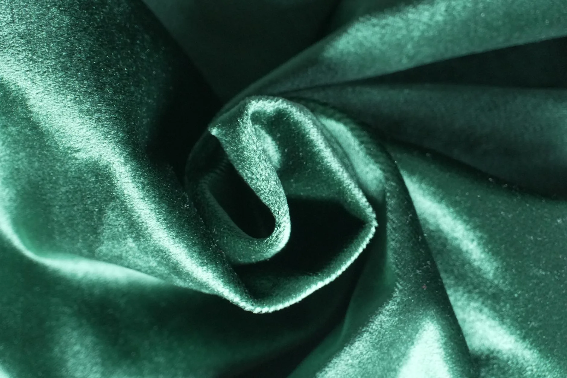 Close-up of thick curtain fabric showing dense weave for light blocking